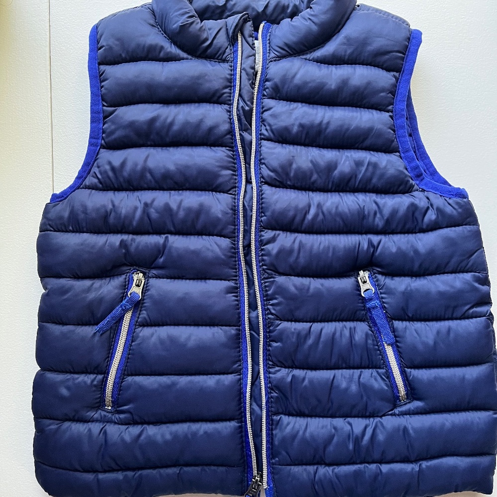Vintage Gymboree Navy Blue Puffer Vest 18-24 months
